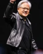 Nvidia CEO Jensen Huang Leather Jacket