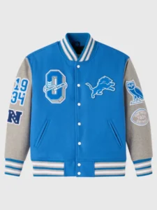 OVO 2025 Detroit Lions Varsity Jacket OVO 2025 Detroit Lions Varsity Jacket