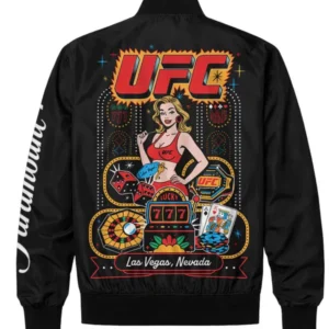 UFC 324 Old Vegas Paramount Black Unisex Jacket