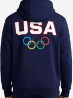 Team USA Blue Hooded Jacket Winter Olympics 2026