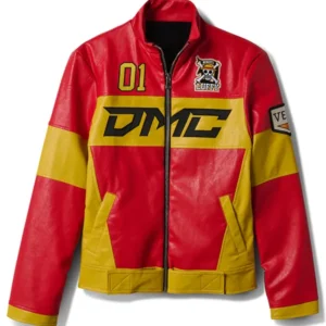 One Piece Monkey D. Luffy Red Leather Jacket