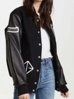 OC Letterman Black Varsity Jacket