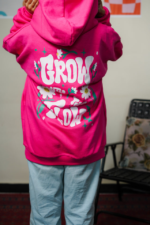 Oversized-Grow-with-Flow-Women's-Hoodie-Pink