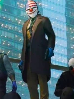 Dallas Nathan Steele Payday 3 Brown Costume Coat