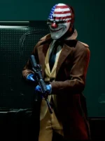 Dallas Nathan Steele Payday 3 Brown Costume Coat