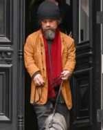 Steven She Came To Me Brown Suede Leather Coat