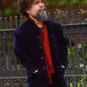 She Came to Me Peter Dinklage Blue Coat