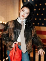 Polo RL 10th-Anniversary Brown Leather Moto Jacket - Image 3