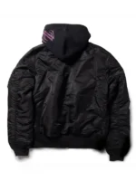 Mobile Suit Gundam ZZ Haman Karn Black MA-1 Jacket