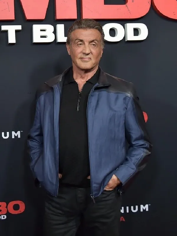Sylvester Stallone Rambo Last Blood Premiere Leather Jacket Sylvester Stallone Rambo Last Blood Premiere Leather Jacket