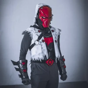 Red Hood Ronin Vest – Bold Streetwear Armor