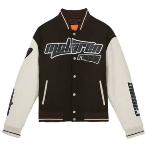 Reiss x McLaren F1 Team Brown Circuit Bomber Jacket