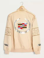 Vintage Cadillac Formula 1 Beige Racing Jacket