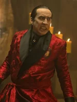 Nicolas Cage Renfield Dracula Red Coat