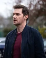 The Stranger Richard Armitage Blue Bomber Jacket