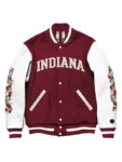 Indiana Hoosiers 2026 Rose Bowl Maroon White Jacket