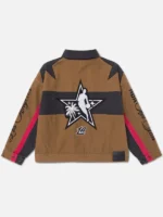 Los Angeles Lakers All-Star 2026 Brown Canvas Jacket