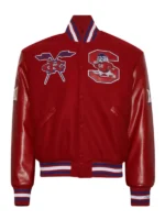 SC State University Red Wool Varsity Jacket