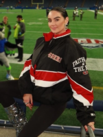San Francisco 49ers Claire Kittle Red Starter Jacket - Image 2