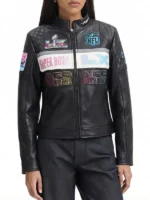 LX Super Bowl Moto Leather Jacket - Image 2