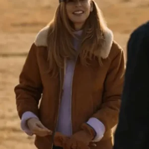 Walter Boys Sarah Rafferty Brown Shearling Jacket