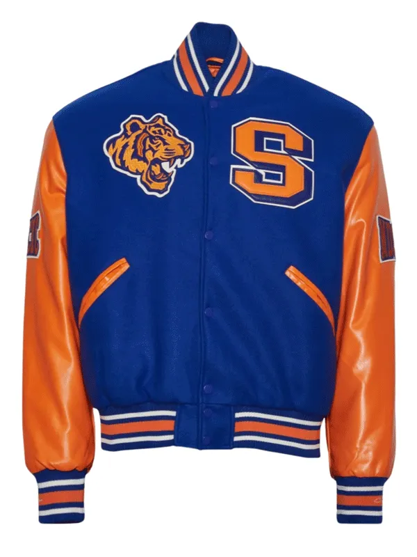 Savannah State Tigers Blue Wool Varsity Jacket Savannah State Tigers Blue Wool Varsity Jacket