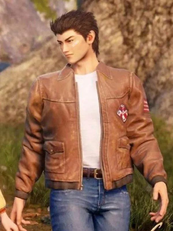 Ryo Hazuki Shenmue 3 Bomber Leather Jacket