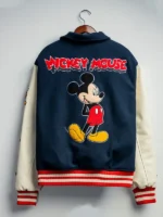 Mickey Mouse Est.1928 Wool Varsity Jacket - Image 2