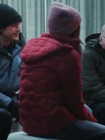 A Merry Little Ex-Mas Sienna Holden Red Puffer Jacket 2025