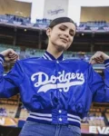 Sofia Carson Dodgers Bomber Jacket