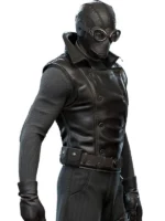 Jayson Fitch Spider-Man Black Leather Vest