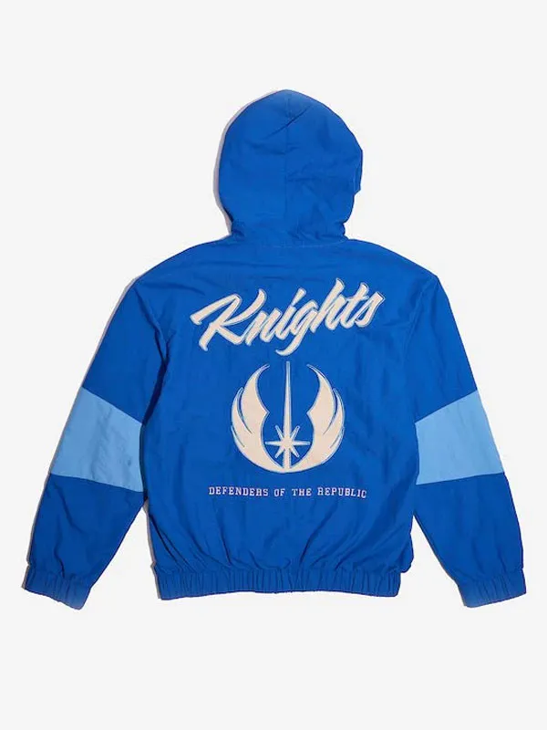 Retro Jedi Knights Blue Windbreaker Jacket Retro Jedi Knights Blue Windbreaker Jacket