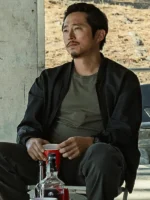 The Rip Steven Yeun Black Bomber Jacket