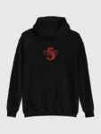 Stranger Things Season 05 Unisex Black Hoodie