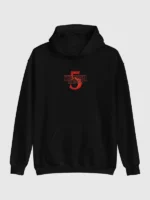 Stranger Things Season 05 Unisex Black Hoodie
