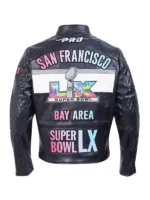 Super Bowl 60 Moto Leather Jacket