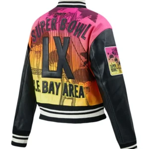 NFL Super Bowl 60 Women’s Varsity Jacket