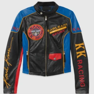 Sydney Colson Babygirl Racing Leather Jacket