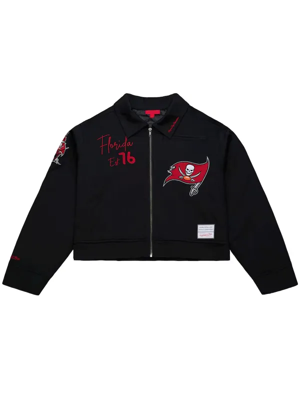 Tampa Bay Buccaneers Mechanic Cropped Jacket Est. 1976 Tampa Bay Buccaneers Mechanic Cropped Jacket Est. 1976