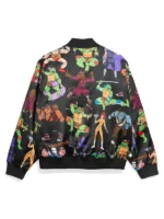 TMNT Characters AOP Satin Varsity Jacket