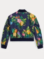 Australian Open 2026 Floral Cotton Baseball Jacket