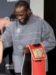Terence Crawford After Fight Grey Jacket 2025