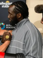 Terence Crawford After Fight Grey Jacket 2025 - Image 3