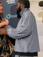 Terence Crawford After Fight Grey Jacket 2025 - Image 2