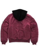 Judau Ashta Gundam ZZ Burgundy MA-1 Bomber Jacket