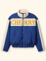 The Fast Ones Pit Crew Blue Motorsport Puffer Jacket