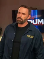 Ben Affleck The Rip 2026 Blue Police Jacket