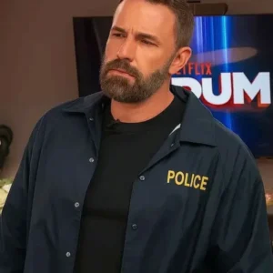 Ben Affleck The Rip 2026 Blue Police Jacket