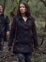 Lauren Cohan The Walking Dead Brown Jacket