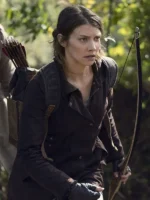 Lauren Cohan The Walking Dead Brown Jacket